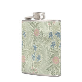 William Morris Larkspur Floral Wallpaper Flachmann (Links)