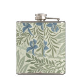 William Morris Larkspur Floral Wallpaper Flachmann (Rückseite)