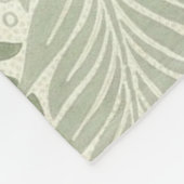 William Morris Larkspur Floral Wallpaper Fleecedecke (Ecke)