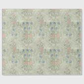William Morris Larkspur Floral Wallpaper Geschenkpapier (Flach)