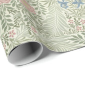 William Morris Larkspur Floral Wallpaper Geschenkpapier (Rolleneckpunkt)