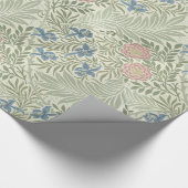 William Morris Larkspur Floral Wallpaper Geschenkpapier (Ecke)