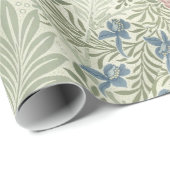 William Morris Larkspur Floral Wallpaper Geschenkpapier (Rolleneckpunkt)
