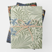 William Morris Larkspur Floral Wallpaper Geschenkpapier Set (Beispiel)