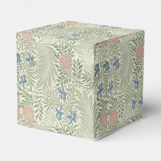 William Morris Larkspur Floral Wallpaper Geschenkschachtel (Rückseite)