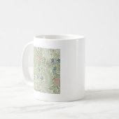 William Morris Larkspur Floral Wallpaper Kaffeetasse (Vorderseite Links)