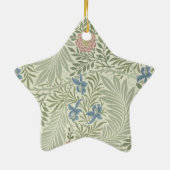 William Morris Larkspur Floral Wallpaper Keramik Ornament (Hinten)