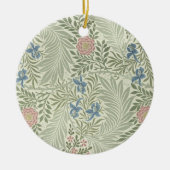 William Morris Larkspur Floral Wallpaper Keramikornament (Vorne)