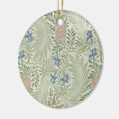 William Morris Larkspur Floral Wallpaper Keramikornament (Links)
