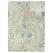 William Morris Larkspur Floral Wallpaper Klemmbrett (Rückseite)