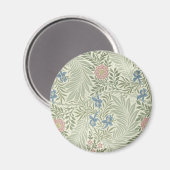 William Morris Larkspur Floral Wallpaper Magnet (Vorderseite/Rückseite)
