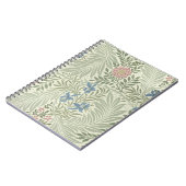 William Morris Larkspur Floral Wallpaper Notizblock (Linke Seite)