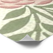 William Morris Larkspur Floral Wallpaper Pattern Poster (Ecke)