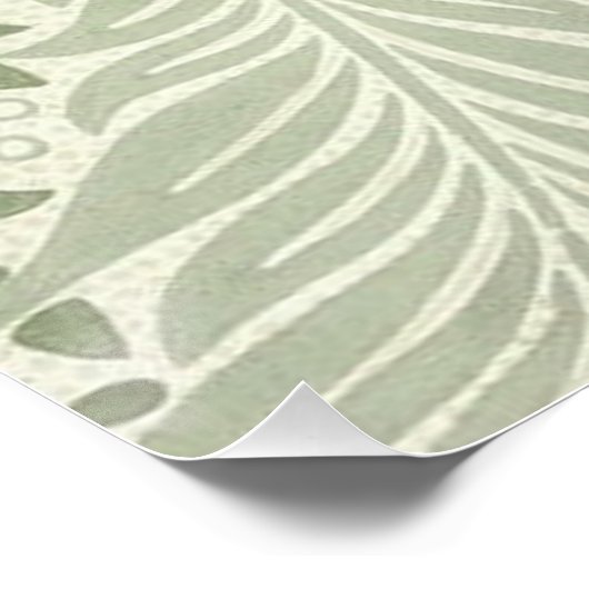 William Morris Larkspur Floral Wallpaper Poster (Ecke)