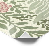 William Morris Larkspur Floral Wallpaper Poster (Ecke)