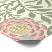 William Morris Larkspur Floral Wallpaper Poster (Ecke)