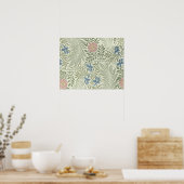 William Morris Larkspur Floral Wallpaper Poster (Küche)