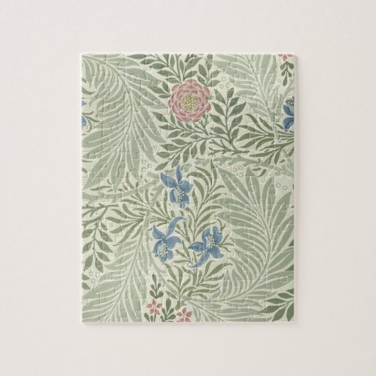 William Morris Larkspur Floral Wallpaper Puzzle (Vertikal)