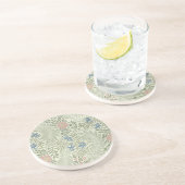 William Morris Larkspur Floral Wallpaper Sandstein Untersetzer (Seite)