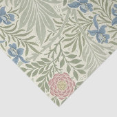 William Morris Larkspur Floral Wallpaper Seidenpapier (Ausschnitt)