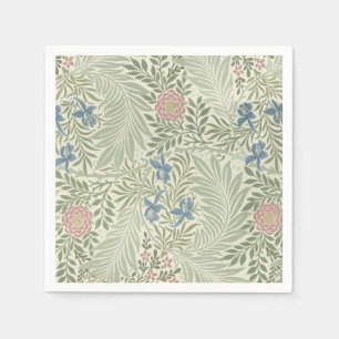 William Morris Larkspur Floral Wallpaper Serviette