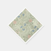 William Morris Larkspur Floral Wallpaper Serviette (Ecke)