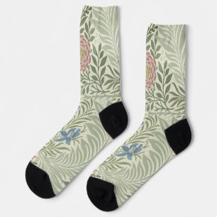 William Morris Larkspur Floral Wallpaper Socken