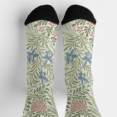 William Morris Larkspur Floral Wallpaper Socken (Oben)