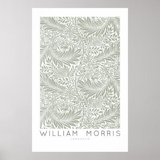 William Morris Larkspur Mauer Poster (Vorne)