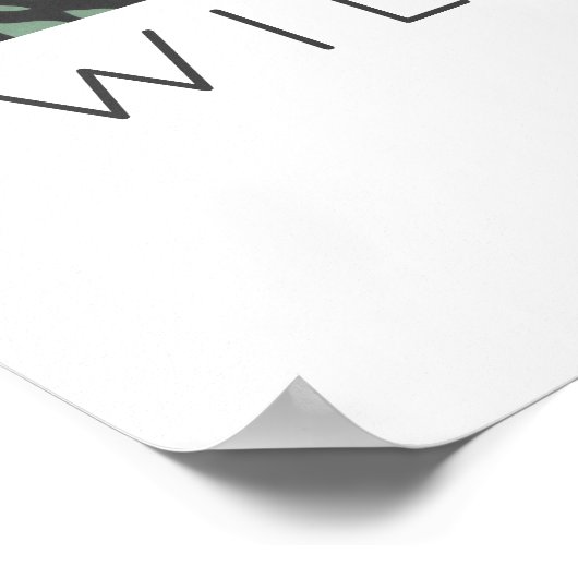 William Morris Larkspur Mauer Poster (Ecke)