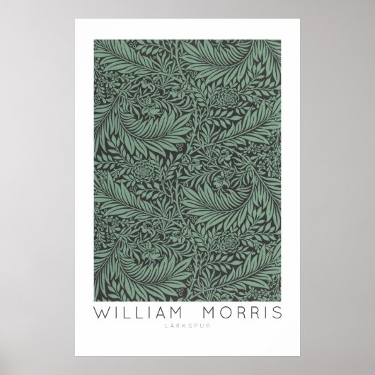 William Morris Larkspur Mauer Poster (Vorne)