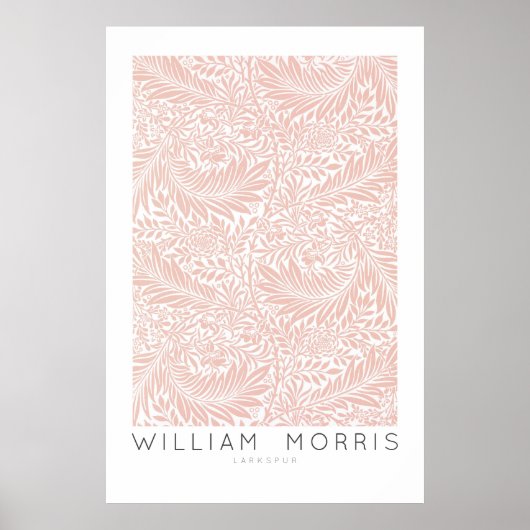 William Morris Larkspur Mauer Poster (Vorne)