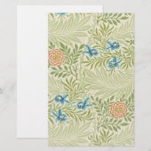 William Morris Larkspur Muster Briefpapier (Vorne/Hinten)
