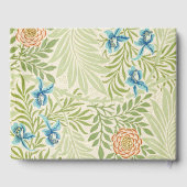 William Morris Larkspur Muster Gästebuch (Rückseite)