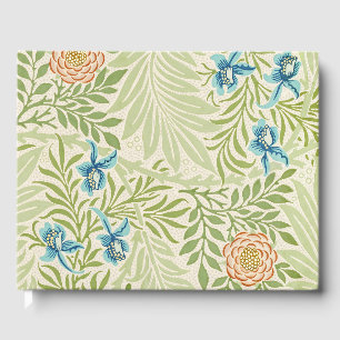 William Morris Larkspur Muster Gästebuch