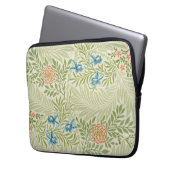 William Morris Larkspur Muster Laptopschutzhülle (Vorderseite Links)
