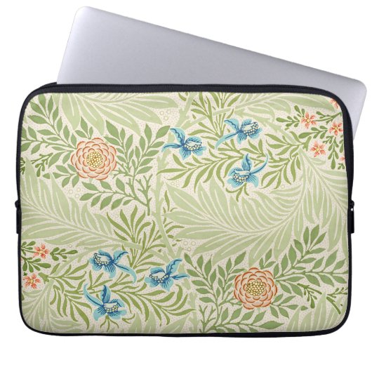 William Morris Larkspur Muster Laptopschutzhülle (Vorderseite)