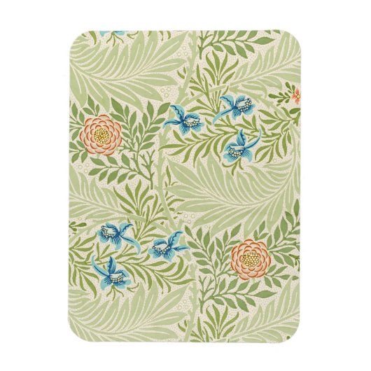 William Morris Larkspur Muster Magnet (Vertikal)