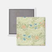 William Morris Larkspur Muster Magnet (Vorderseite/Rückseite)