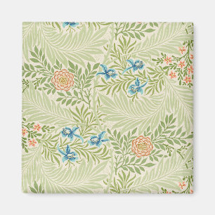 William Morris Larkspur Muster Magnet