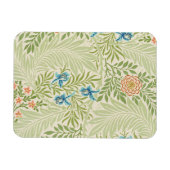 William Morris Larkspur Muster Magnet (Horizontal)