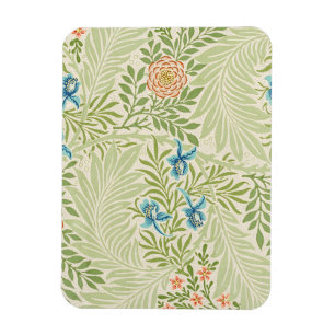 William Morris Larkspur Muster Magnet