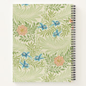 William Morris Larkspur Muster Notizblock (Rückseite)