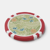 William Morris Larkspur Muster Pokerchips (Einzeln)