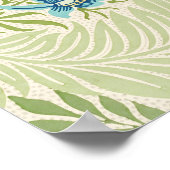 William Morris Larkspur Muster Poster (Ecke)