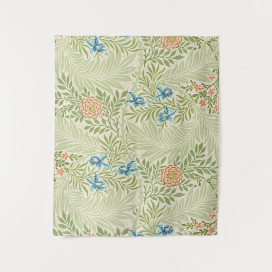 William Morris Larkspur Muster Wandteppich (Vorderseite)