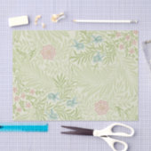 William Morris - Larkspur - Rosa Blume und Blätter Seidenpapier (Handwerk)