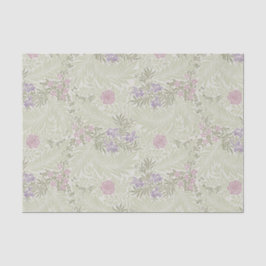 William Morris Lavender & Pink Larkspur Muster Seidenpapier