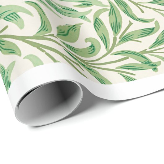 William Morris LEAF PATTERN Wrapping Paper Geschenkpapier (Rolleneckpunkt)