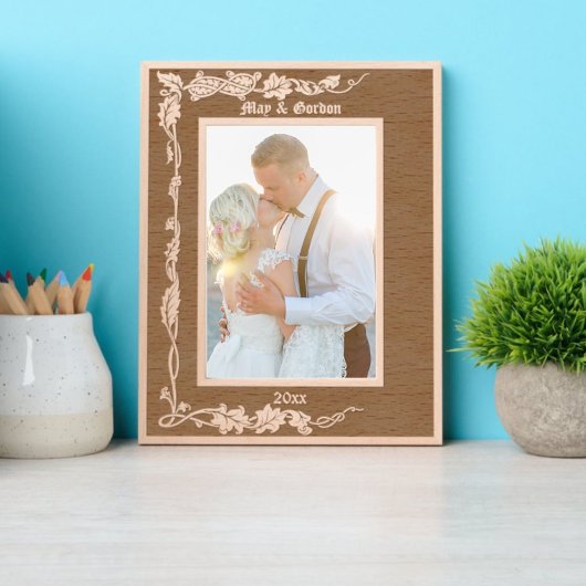 William Morris Leafy Vine Kelmscott Press Border Geätzte Rahmen